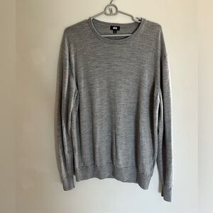 Simple sweater - uniqlo - grey - never worn